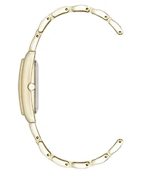 Anne Klein Women's Quartz Contemporary Green and Gold-Tone Alloy Metal Watch, 24mm