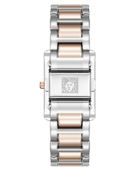 Anne Klein Women's Quartz Contemporary Silver-Tone and Rose Gold-Tone Alloy Metal Watch, 24mm