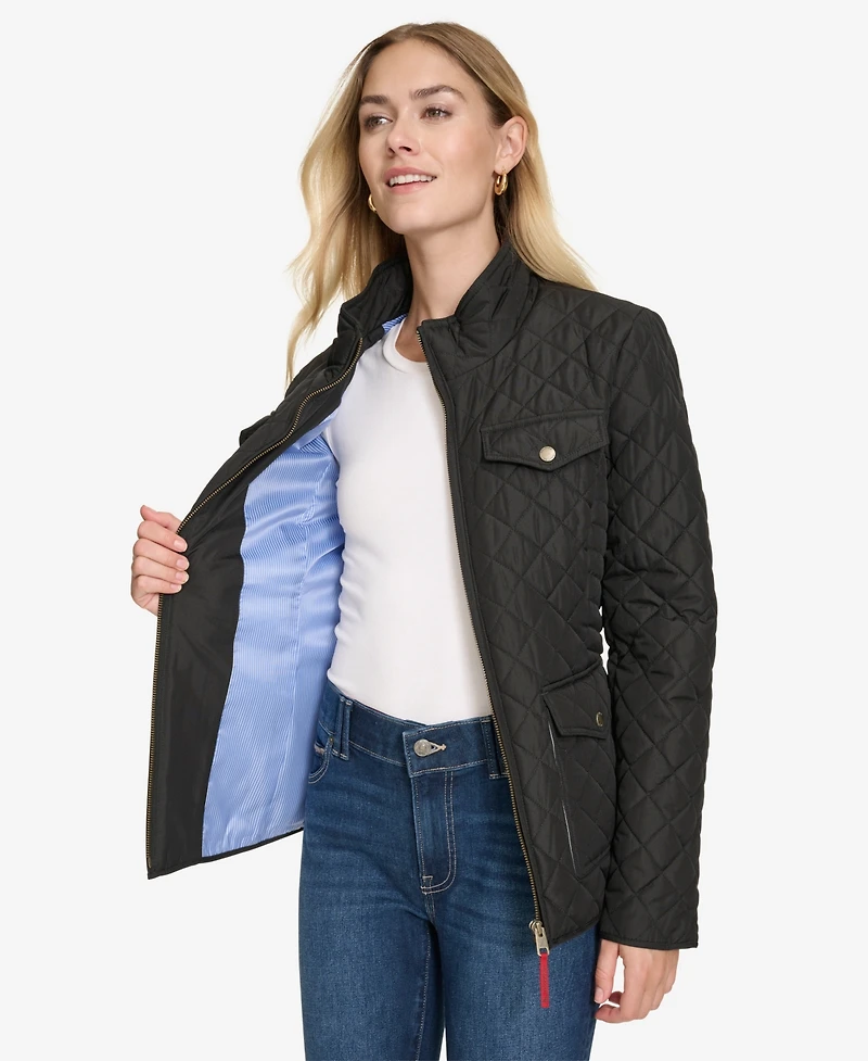 Nautica Jeans Women's Solid Quilted Jacket