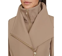 Calvin Klein Women's Long Sleeve Belted Wrap Coat