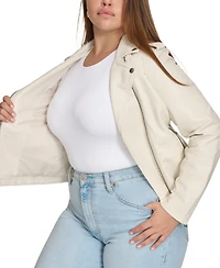 Levi's Plus Size Trendy Faux Leather Moto Jacket