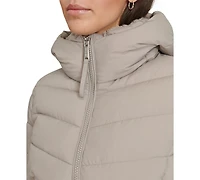 Calvin Klein Women's Hooded Puffer Coat