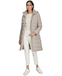 Calvin Klein Women's Hooded Puffer Coat