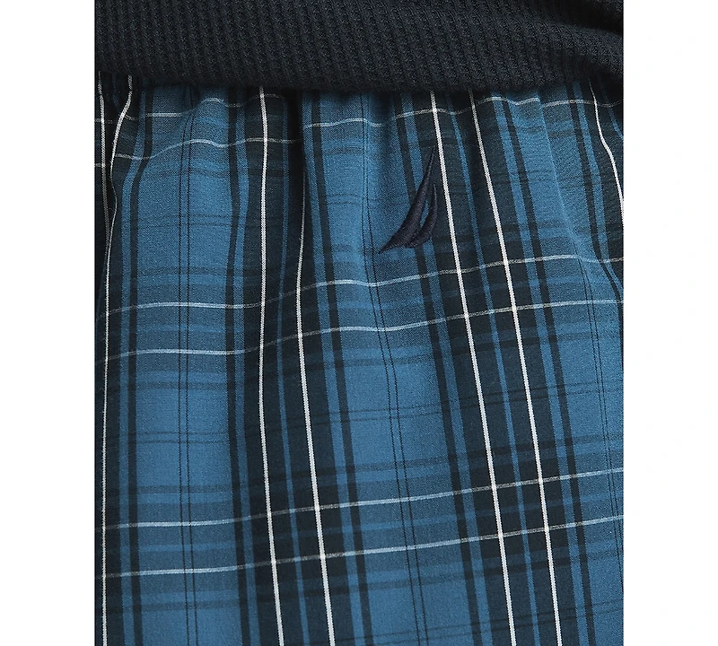 Nautica Men's Plaid Poplin Pajama Pants
