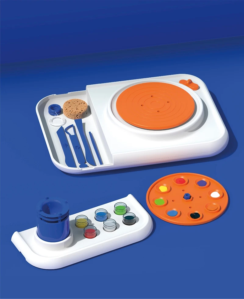 Geoffrey's Toy Box Motorized Pottery Wheel Clay Art Studio Set