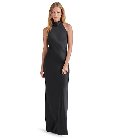Steve Madden Women's Lara Satin Maxi Dress