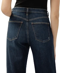 Silver Jeans Co. Women's Highly Desirable High Rise Trouser Leg Jeans