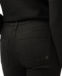 Silver Jeans Co. Women's Suki Mid Rise Curvy Fit Kick Flare Jeans