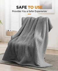 Westinghouse Heated Sherpa Throw, 50" x 60"