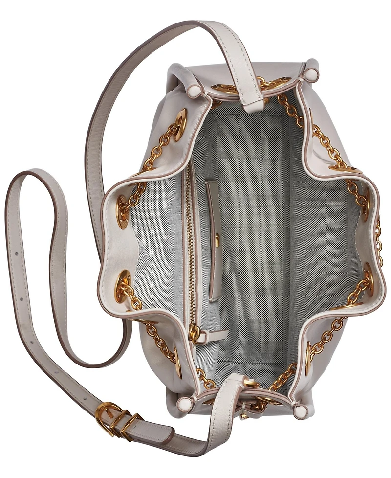 Donna Karan New York Plainview Chain Drawstring Crossbody Bag