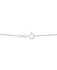 Diamond Bow 17" Pendant Necklace (1/10 ct. t.w.) in Sterling Silver