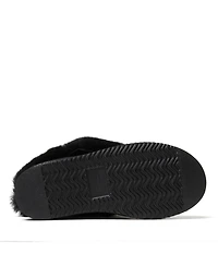 Fireside By Dearfoams Women's Perth Genuine Shearling Foldover Boot
