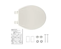 gaomon Toilet Seat Round,Toilet Seat with Toddler Seat Built in, Potty Training Toilet Seat Round Fits Both Adult and Child, with Soft Close