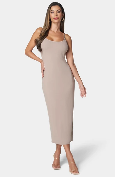 Bebe Women's Rib Tank Maxi Dress
