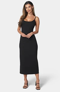 Bebe Women's Rib Tank Maxi Dress