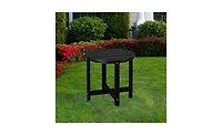 Slickblue Single Layer Round Hdpe Side Table