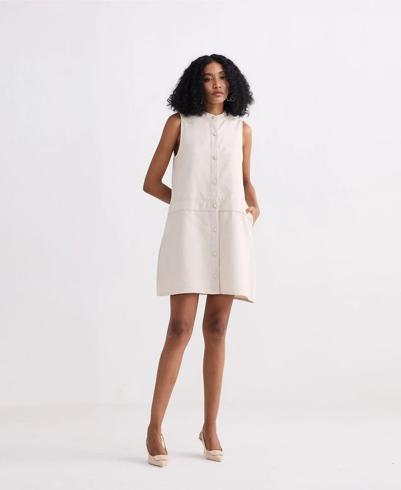 Reistor Women's The Cotton Tweed Shift Dress