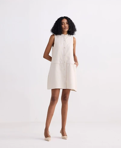 Reistor Women's The Cotton Tweed Shift Dress