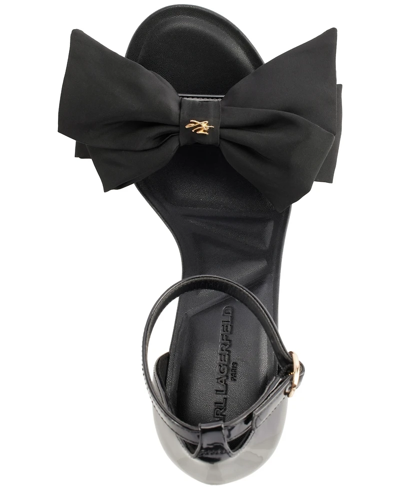 Karl Lagerfeld Paris Women's Kenz Bow Sandals