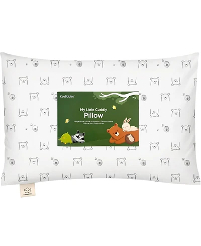 KeaBabies Toddler Cuddly Pillow with Pillowcase, 13X18 for Sleeping, Small Travel Pillows, Nursery
