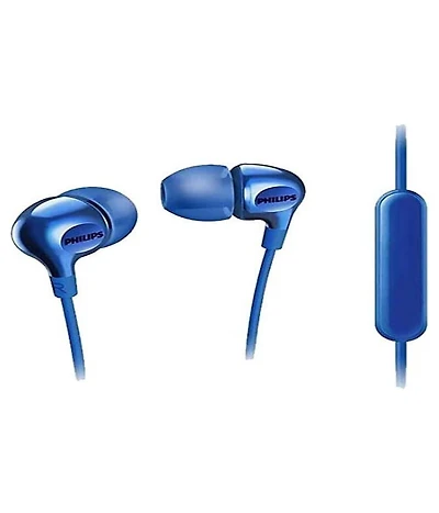 Philips Wired Headphones - High-Fidelity Sound, Noise-Isolating Tips, Comfortable Fit, In-Line Mic & Controls, 3.5 mm Cable