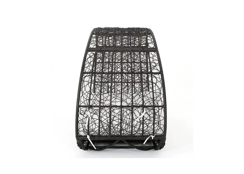 Streamdale Lavina Multibrown Wicker Daybed with Cushion