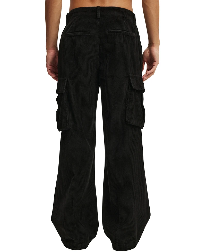 Cotton On Men's Baggy Pleat Cargo Pant