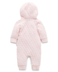 Purebaby Baby Girls Quilted Coverall