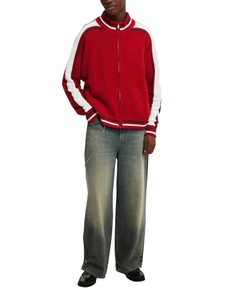 Cotton On Men's Knitted Bomber Jacket