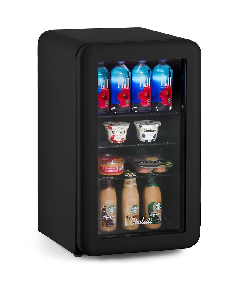 Cooluli Decor 2.4 CuFt Glass Door Beverage Cooler
