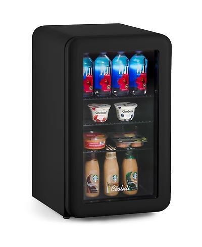 Cooluli Decor 2.4 CuFt Glass Door Beverage Cooler