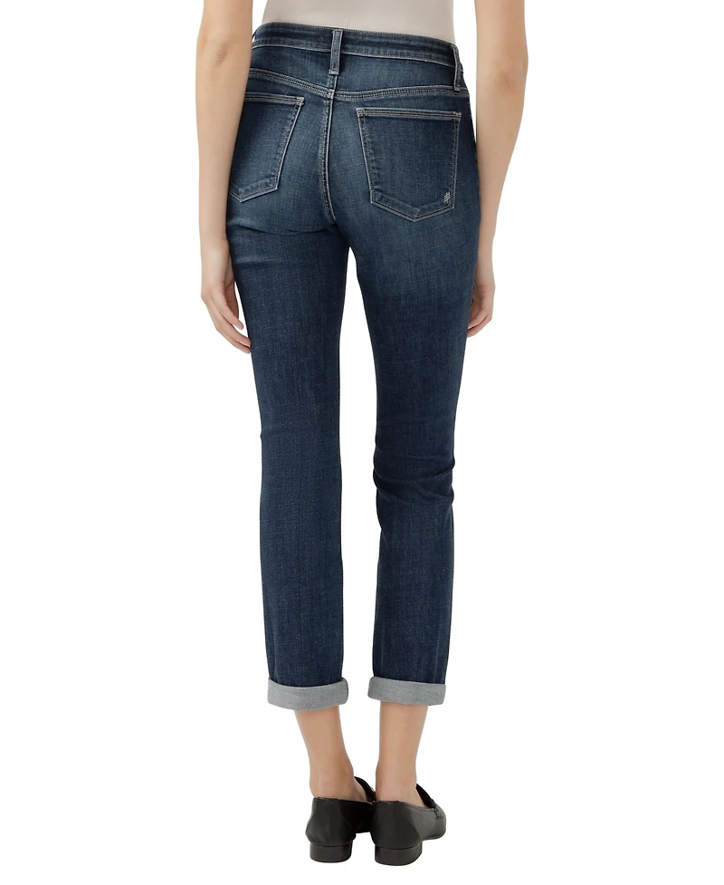 Silver Jeans Co. Women's Beau High Rise Slim Leg Luxe Stretch