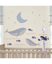 Lambs & Ivy Bubbles & Squirt Aquatic Under Sea Whale/Fish Wall Decals/Stickers
