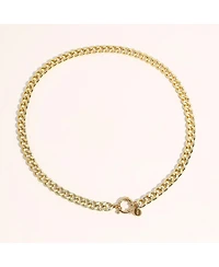 18K Gold Plated Lisa Cuban Chain Necklace - Gold