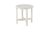 Slickblue Single Layer Round Hdpe Side Table