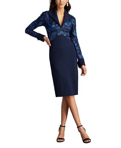 Tadashi Shoji Women's Auger French Cuff Dress