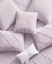 Juicy Couture Kiss Pleat Plush 5-Pc. Comforter Set, Full/Queen