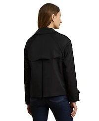 Lauren Ralph Lauren Petite Short Double-Breasted Trench Coat