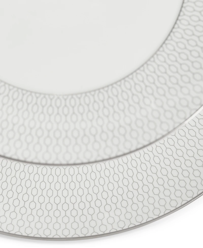 Wedgwood Gio Platinum Cake Stand, 2 Tier