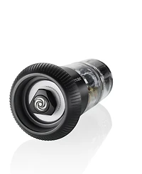 Gefu Stainless Steel With Ceramic Grinder Black Finish Small Pepper Mill with Salt Shaker