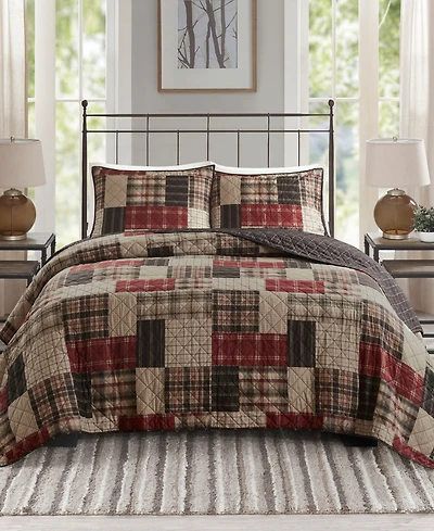 Madison Park Timber Reversible 3-Pc. Quilt Set, Full/Queen