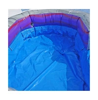 JumpOrange 19 Thunder Commercial Grade Water Slide with Splash Pool for Kids and Adults (with Blower), Outdoor Indoor, Wet Dry Use, Tall Inflatable