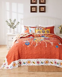 Greenland Home Fashions Topanga 3-Pc. Bedspread Set