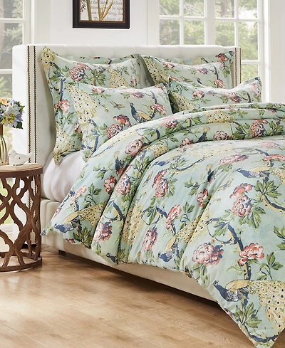 Greenland Home Fashions Pavona 3-Pc. Duvet Cover Set, King