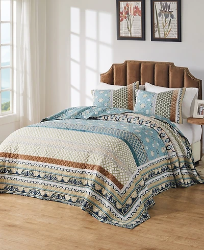 Greenland Home Fashions Thalia 3-Pc. Bedspread Set, Queen