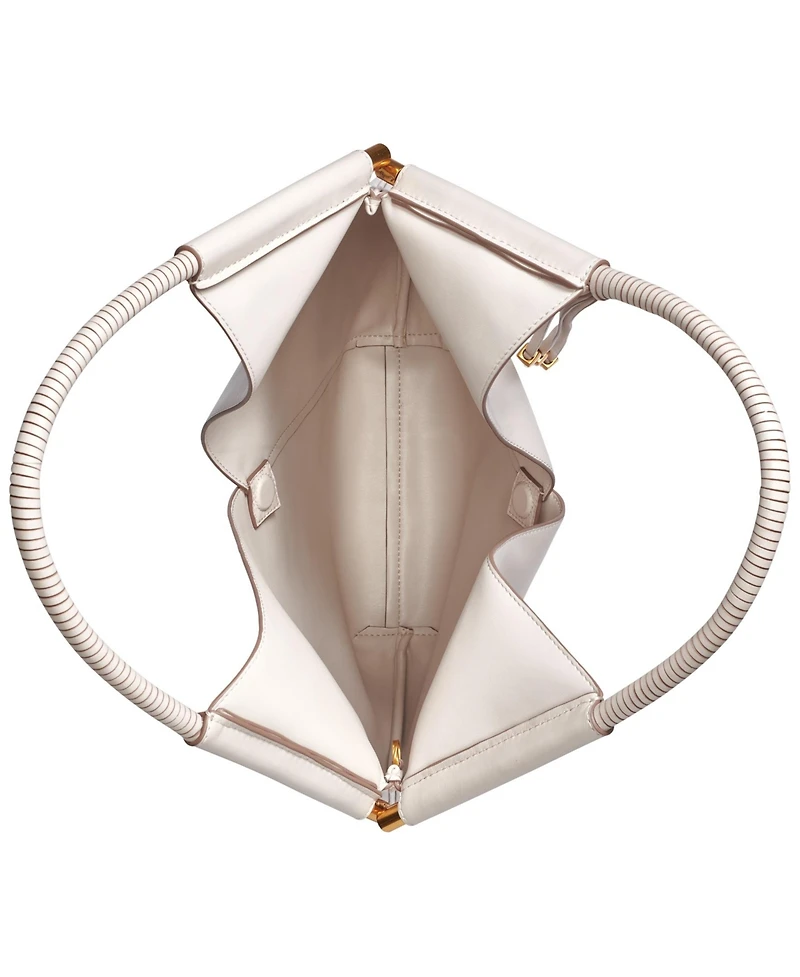 Donna Karan New York Baldwin Large Shoulder with Leather Wrapped Rounded Handle