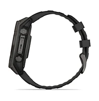 Garmin fenix 8 47mm, Saphire Solar, Outdoor & Fitness Gps Smartwatch, Carbon Gray Titanium Black, Black/Pebble Gray Band, Na