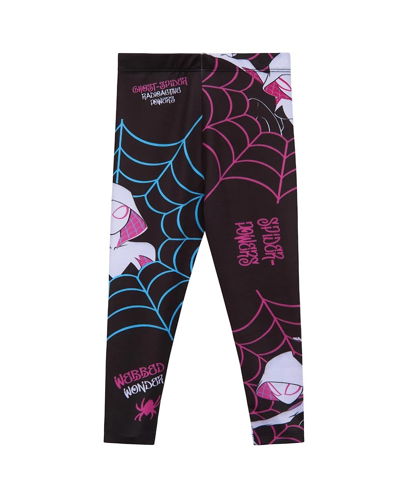 Marvel Toddler Girls Spider-Man T-Shirt and Leggings Outfit Set