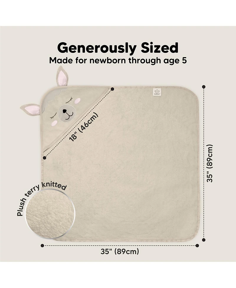 KeaBabies Cuddle Baby Hooded Towel, Bath Towels, Beach Towel for Newborn