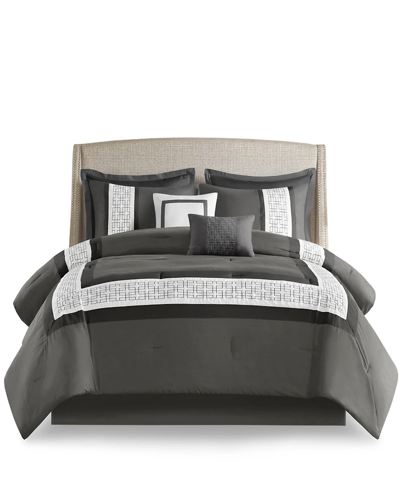 510 Design Powell Embroidered 8 Piece Comforter Set